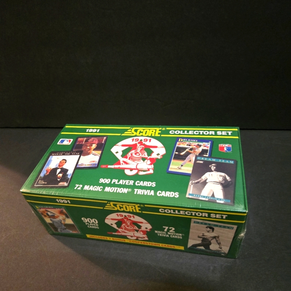 RARE 1991 MLB SCORE BASEBALL 900 CARDS & 72 TRIVIA CARD SET